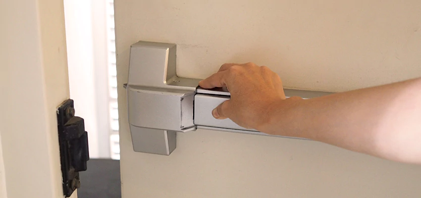 Roller Gate Panic Bar Installation in Cambria, California